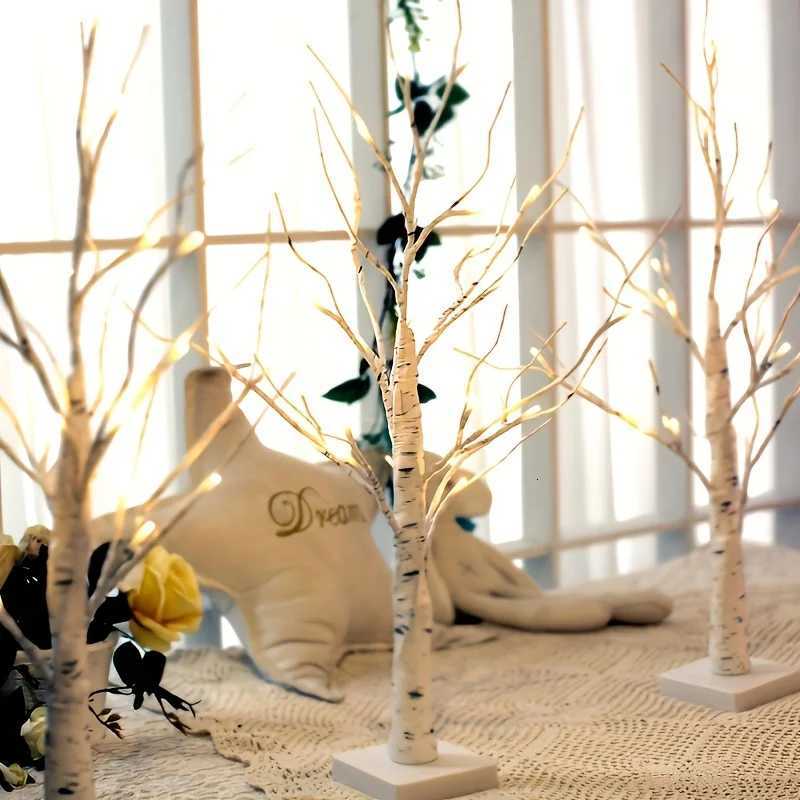 Natural Birch Branch Fairy Lights 10ft Warm White LED String Lights for Christmas Halloween Bedroom Wedding Decor H260316