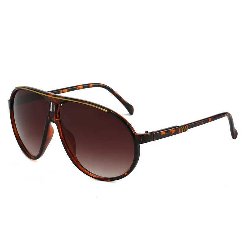 Men's Aviator-Style UV400 Sunglasses H260316, Polarized Round UV Protection Glasses with Purple/Grey Polycarbonate Lenses, Black Plastic Frame - Casua - view 5
