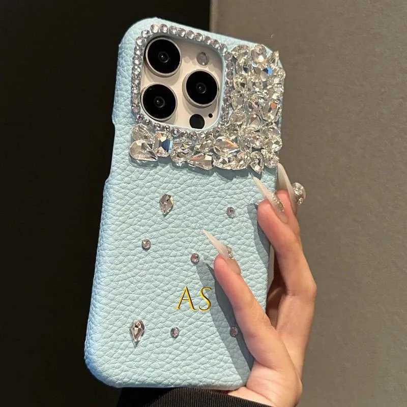 Personalised inevitable Initial kafr letters name Leather Case for iphone 11 12 14 13 15 Pro Max mini 16 Plus Luxury Hard Covers C260314