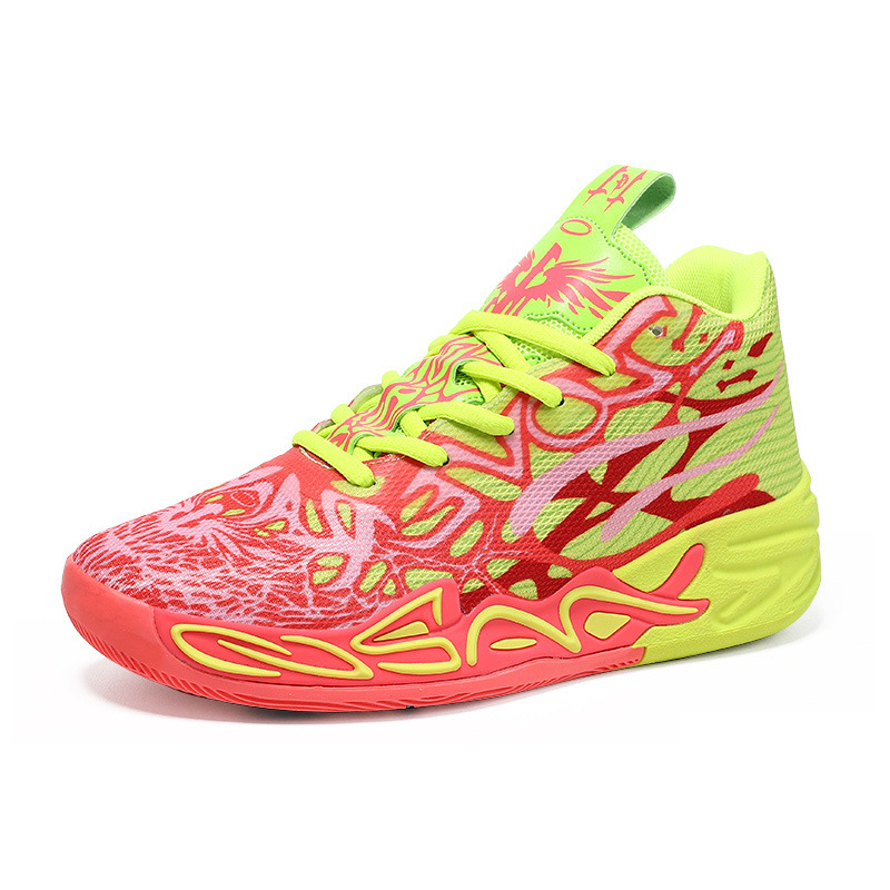 Spring high-top basketball men's cement star junior high school students real combat sports ball shoes 39-45