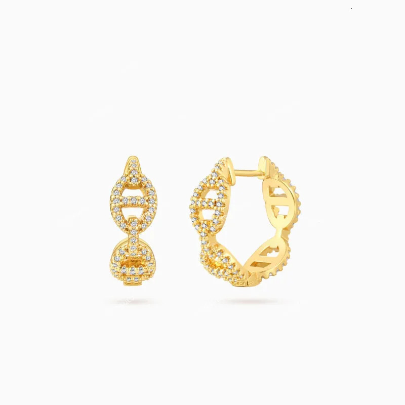 Jewelry Brand Designer Light Luxury Pig Nose Hoop Designer Earrings Niche Stylish Versatile Personality Women Earrings