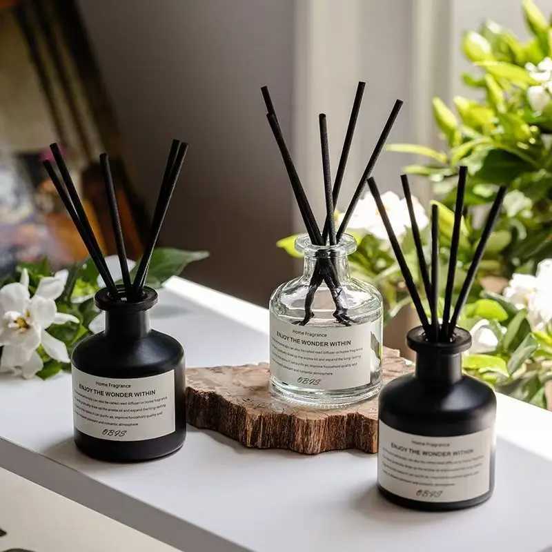 50ml Fireless Aromatherapy Set Freesia Jasmine Fragrance Oil With Reed Diffuser Office Home Decoration Air Freshener Fragrance D260317