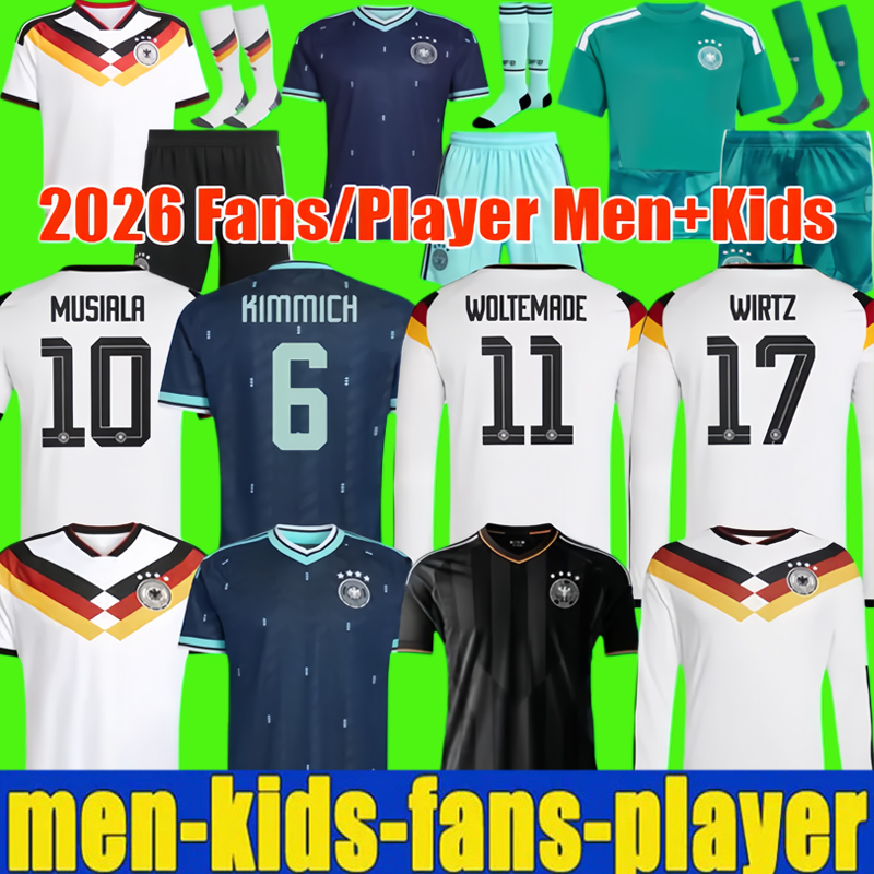 Germany jersey 2026 World Cup 26 soccer jerseys Kit Women football shirts men kids set goalkeeper Deutschland HAVERTZ GNABRY Long sleeves goalkeeper training