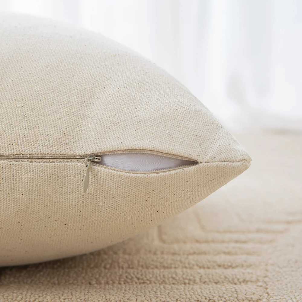 Boho Leaves Throw Pillow Case Nordic Style Morocco Cotton Cushion Cover For Living Room Sofa Home Decoration 30X50cm 45X45cm D260317