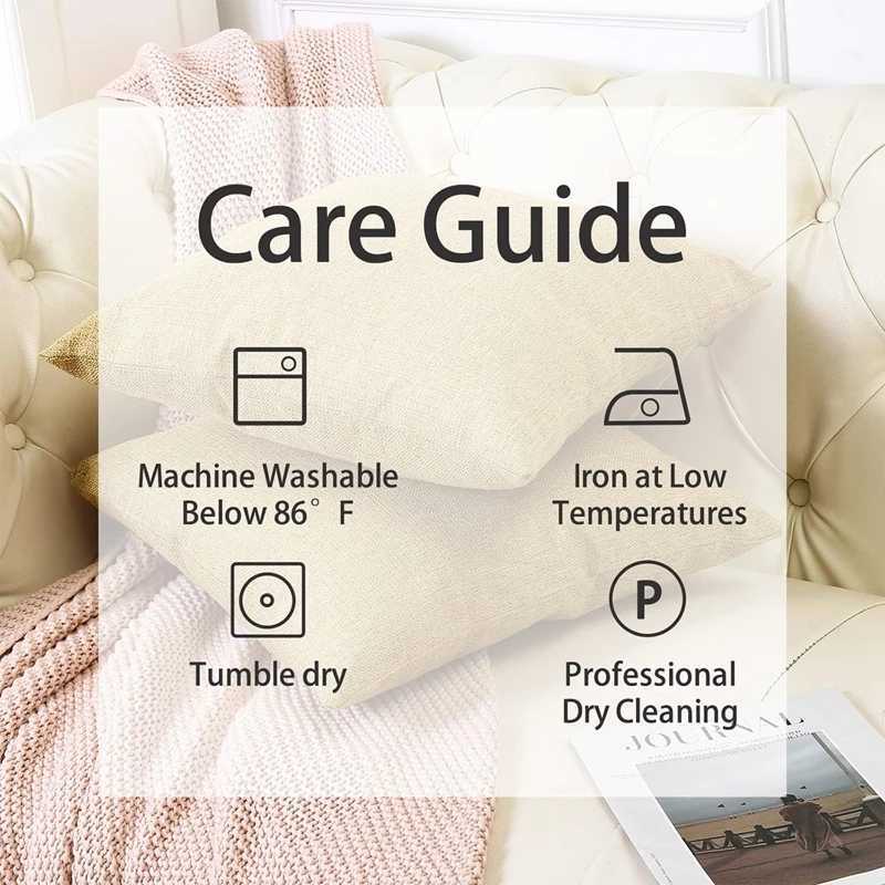 45x45cm Textured Throw Decorative Pillow Covers Square Accent Solid Cushion Cover Cozy Farmhouse Linen Pillow Case with Zipper D260317