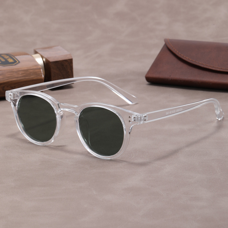UV Protection Translucent TR Plastic Titanium Retro Sunglasses for Men and Women, Polarized Driving Sun Glasses - view 4