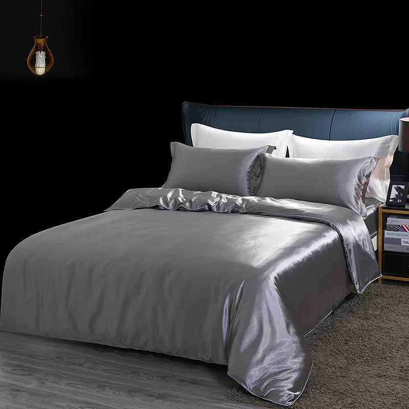 Luxury silk four-piece set double-sided mulberry silk satin quilt cover bedding dormitory selection 12M bed model D260317