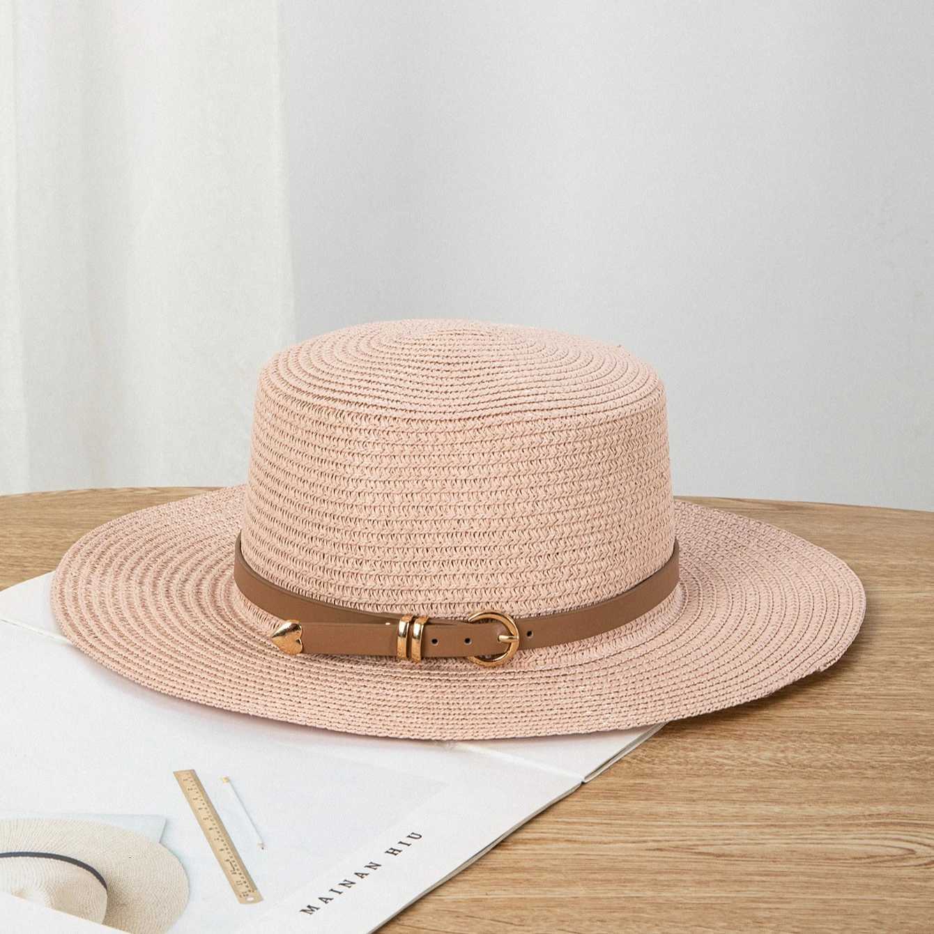 New summer and spring womens styles - Beach style - Wide-brimmed hat - Casual vacation foldable straw hat - Sun hat H260317 - view 5