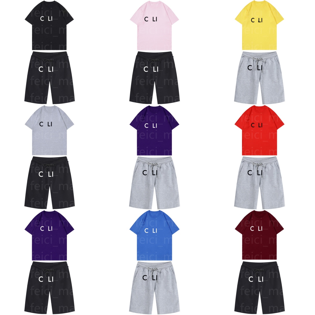 Designer Men's Tracksuits Sport Set Summer Sportswear Clothing Breathable T-Shirt Shorts Beach Pants Sweatsuit Running Jogging Suit