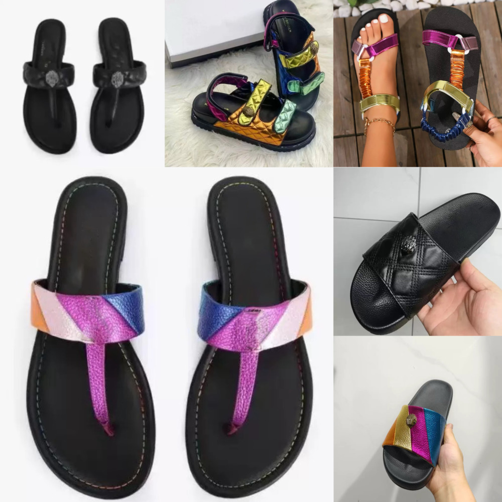 Designer Kurts Gegiers Sandals Geigerr Slides Sandal Color Flat Casual Light Shoes For Ladies Fashion Outdoor Beach Zapatillas Mujer 3213