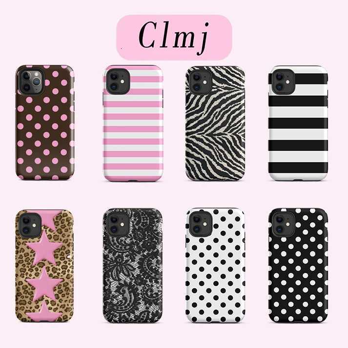 Luxury Clmj cheetah Phone Case for iPhone 17 16e 16 15 14 13 12 11 X XS XR XSMAX 8 Air Pro Max Plus Double-layer Back Cover C260314