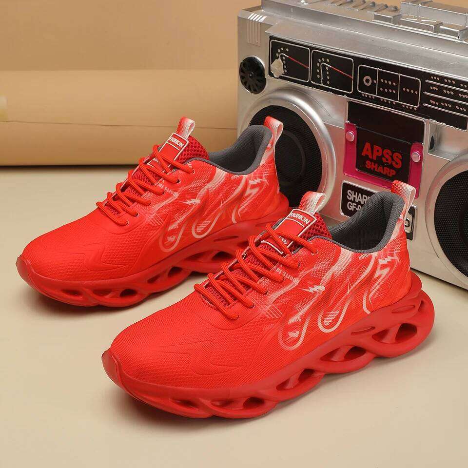 2025 Unisex Running Men Women Lightweight Mesh Breathable Comfortable Flat Soft Tennis Shoes Summer Lace-up Sneakers Man 26Y0317