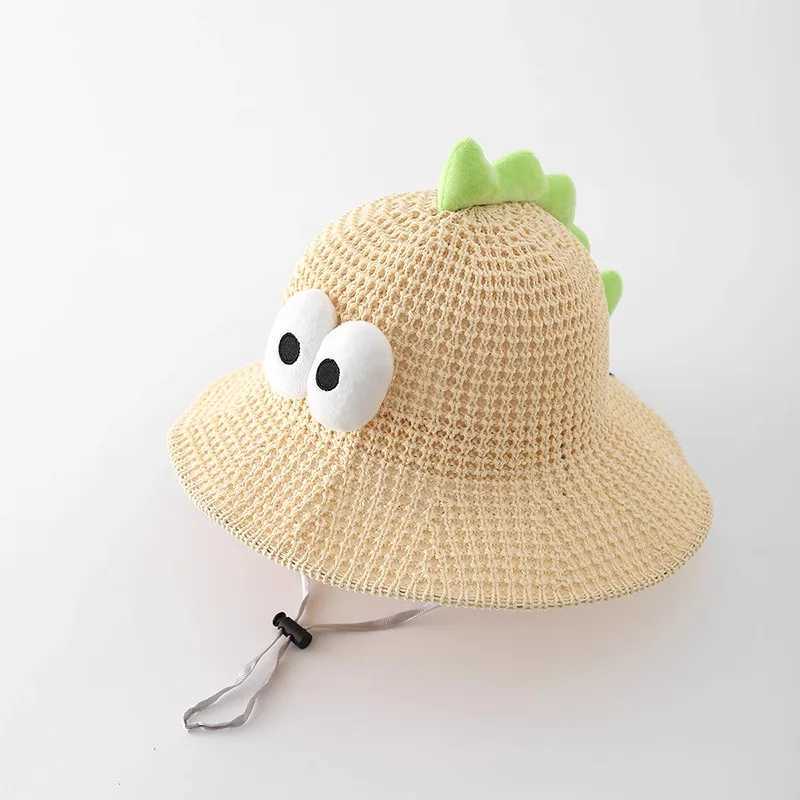 Childrens Sun Hat Summer Thin Style Boy and Girl Cartoon Bird Sun Protection Straw Hat Baby Travel Breathable Sun Hat H260317 - view 6