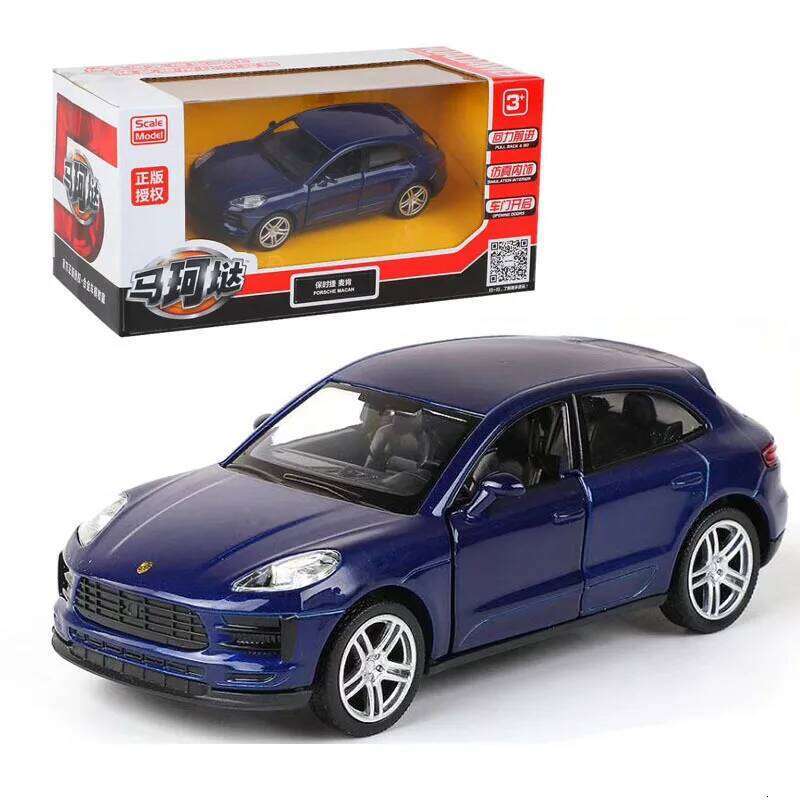1:36 MACAN SUV High Simulation Alloy Diecast Car Model With Pull Back For Children Gifts Toy Collection F244 26W0317