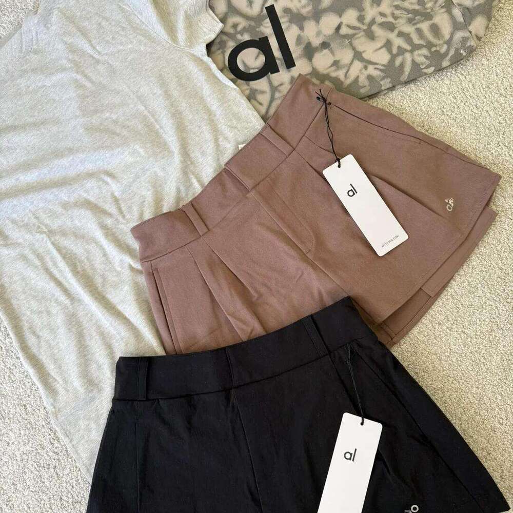 Slimfit Designer Aloismness Shorts Women Skirt Gym Yoga Running Shorts Set Double Layer Prevent Exposure Pant Aloismness Set Women Shorts Clothes Set Men Jogging