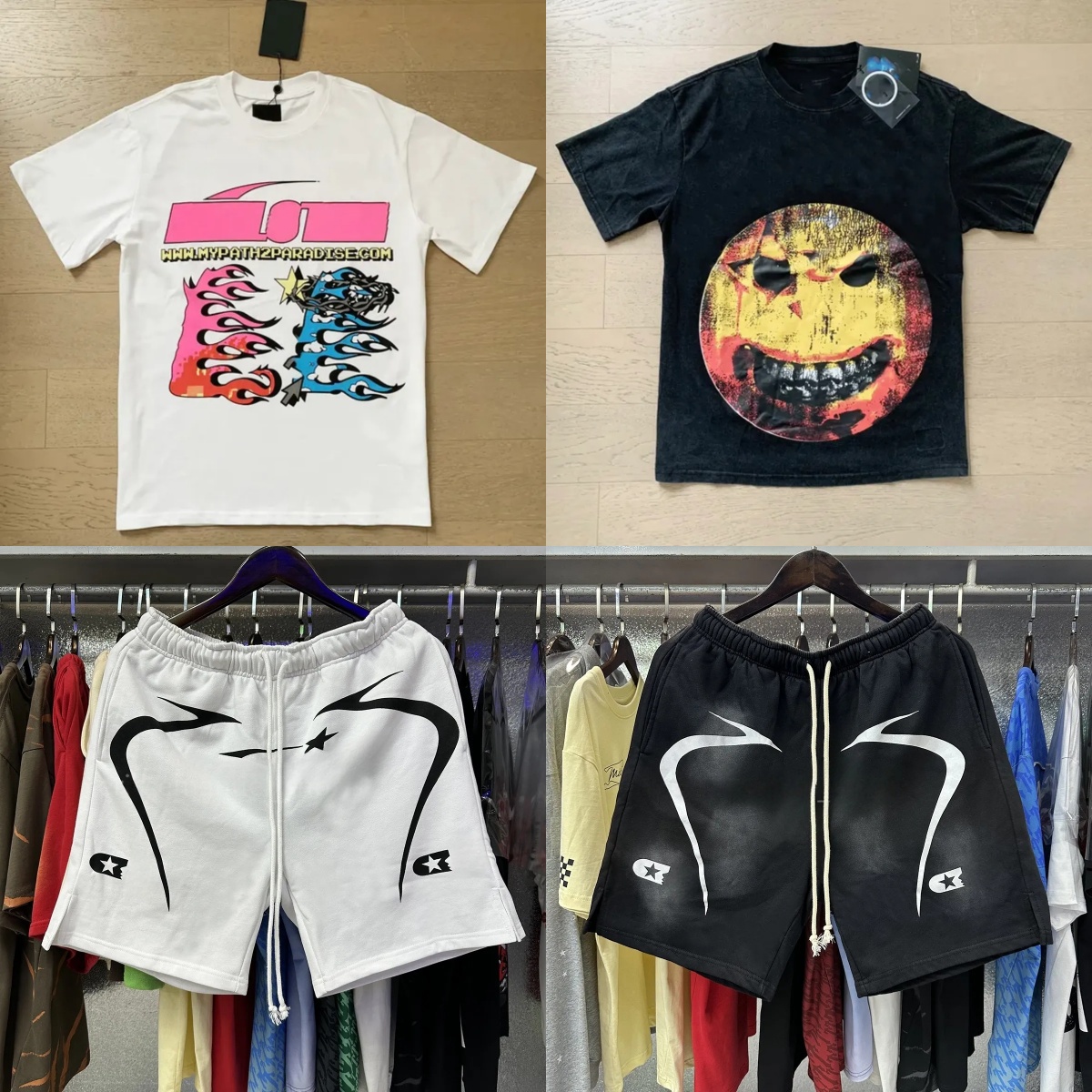 designer t shirt Mens Women short classic T-shirt Rapper Washed Grey Black Heavy Craft Unisex Short Sleeve t-shirts Hip Hop summer fashion tees hoodie