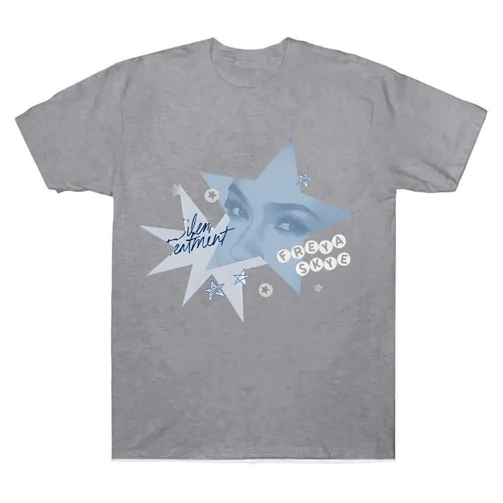 Silent Treatment Freya Skye Graphic Oversized Y2k T Shirt Men Women Casual Cotton Harajuku Street Hip Hop Female Male Clothing M260317