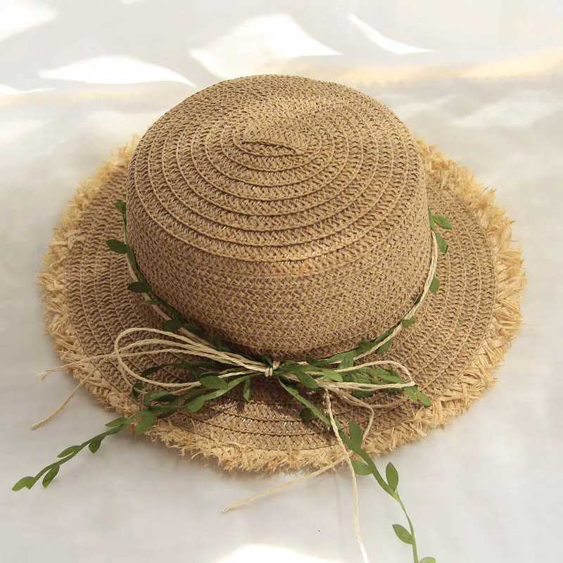 2025 Hot Rattan Weave Sun Hat Women UPF50 Wide Brim Bow Ribbon Adjustable Summer Beach Vacation Ready Foldable H260317 - view 6
