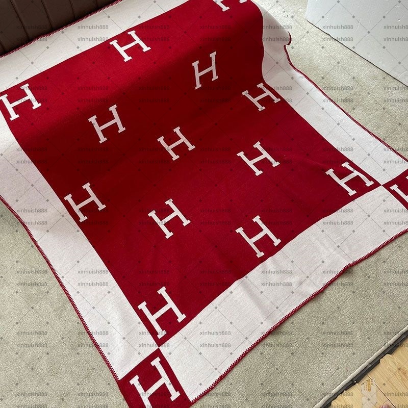 Designer Blankets Bed Covers H-letter Blanket Shawls Cover Blankets Blankets For Sofas Nap Comfort Color Combinations