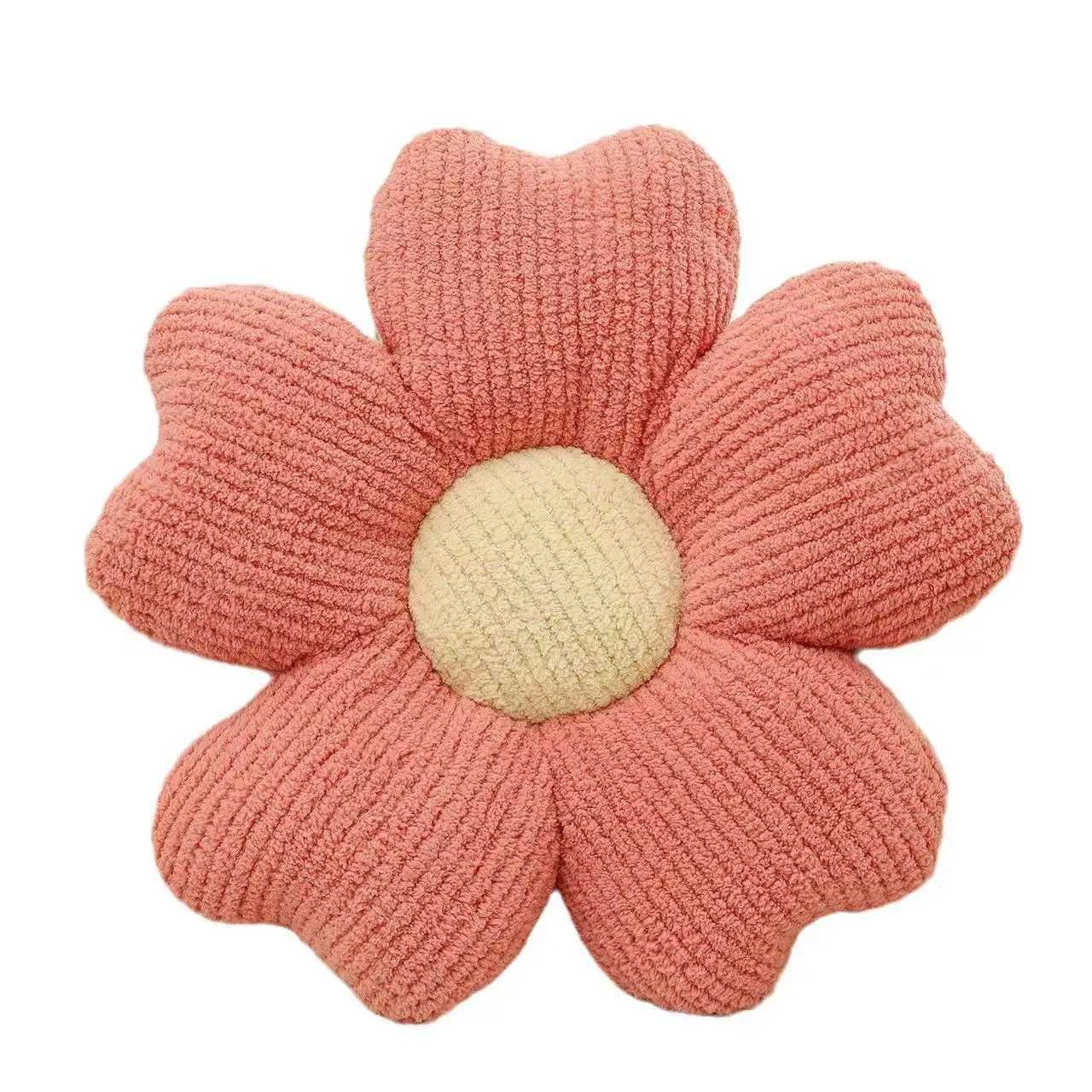 New Breathable Five-petal Flower Cushion Macaron Fresh Home Sofa Decorative Cushion Pillow Dining Table Office Chair Cushion D260317