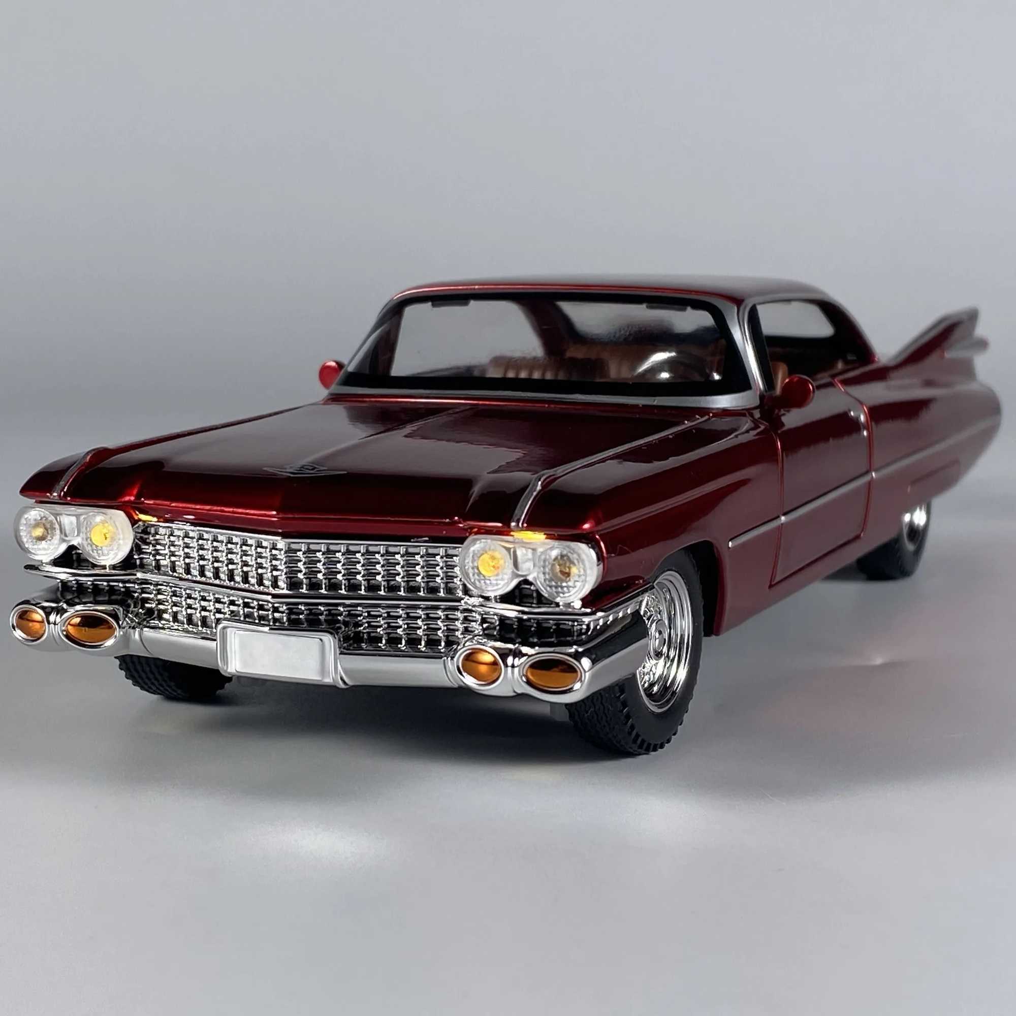 124 Scale Cadillac Eldorado Biarritz 1959 Series 62 Alloy Diecast Metal Model Desktop Ornaments Kids Gift Birthday Present Boys D260317