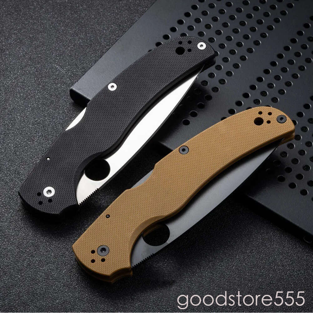 C244CPM Folding Blade Knife 3.7 fixed blade knife S30V pocket knife couteau Blade, G10 Handles
