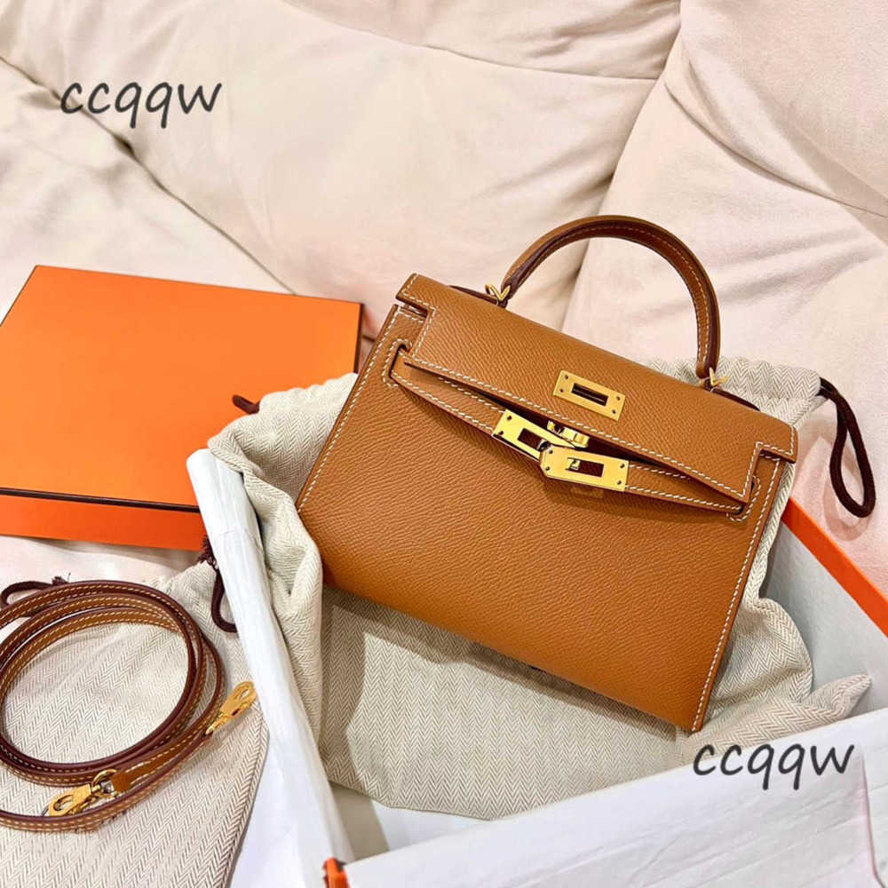 Designer Bag Top Quality Women Purse Gold Silver Metal Handmade Epsom Calfskin Luxury Handbag Classic Fashion Togo Leather Crossbody Bag Clutch Tote Bag 20cm 25cm