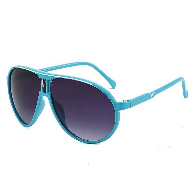 Men's Aviator-Style UV400 Sunglasses H260316, Polarized Round UV Protection Glasses with Purple/Grey Polycarbonate Lenses, Black Plastic Frame - Casua - view 7