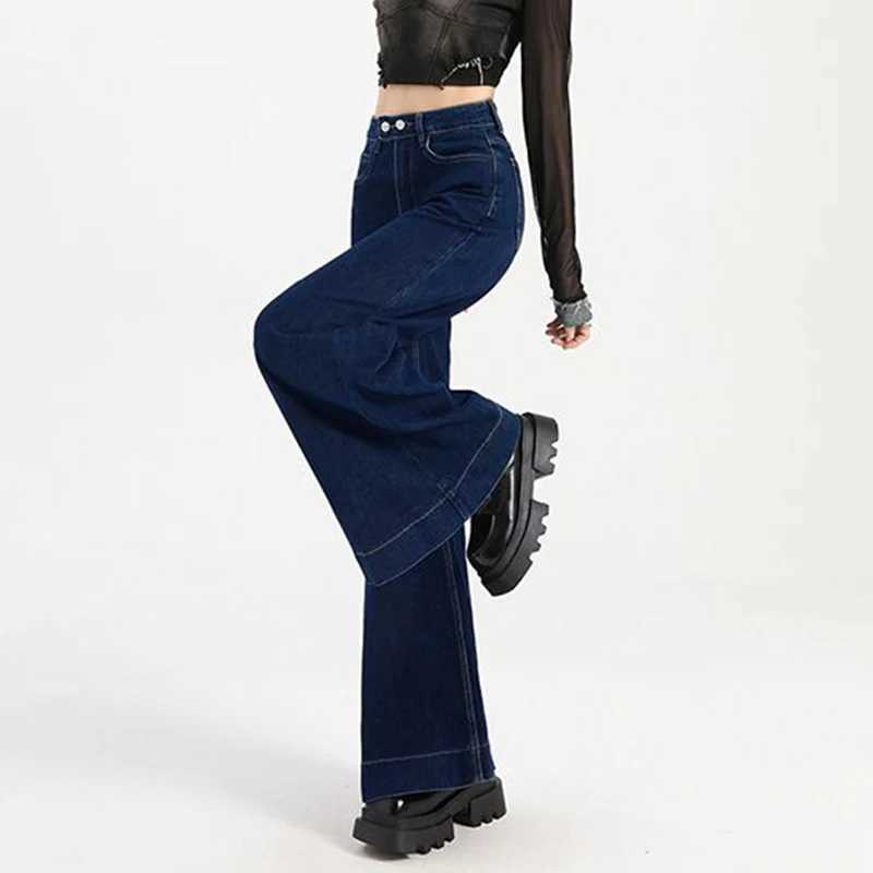 2026 Classic Retro Female Straight Leg Jeans Lady Chic High Waist Baggy Denim Pants Hot Sale s Fashion Casual Trousers M260317