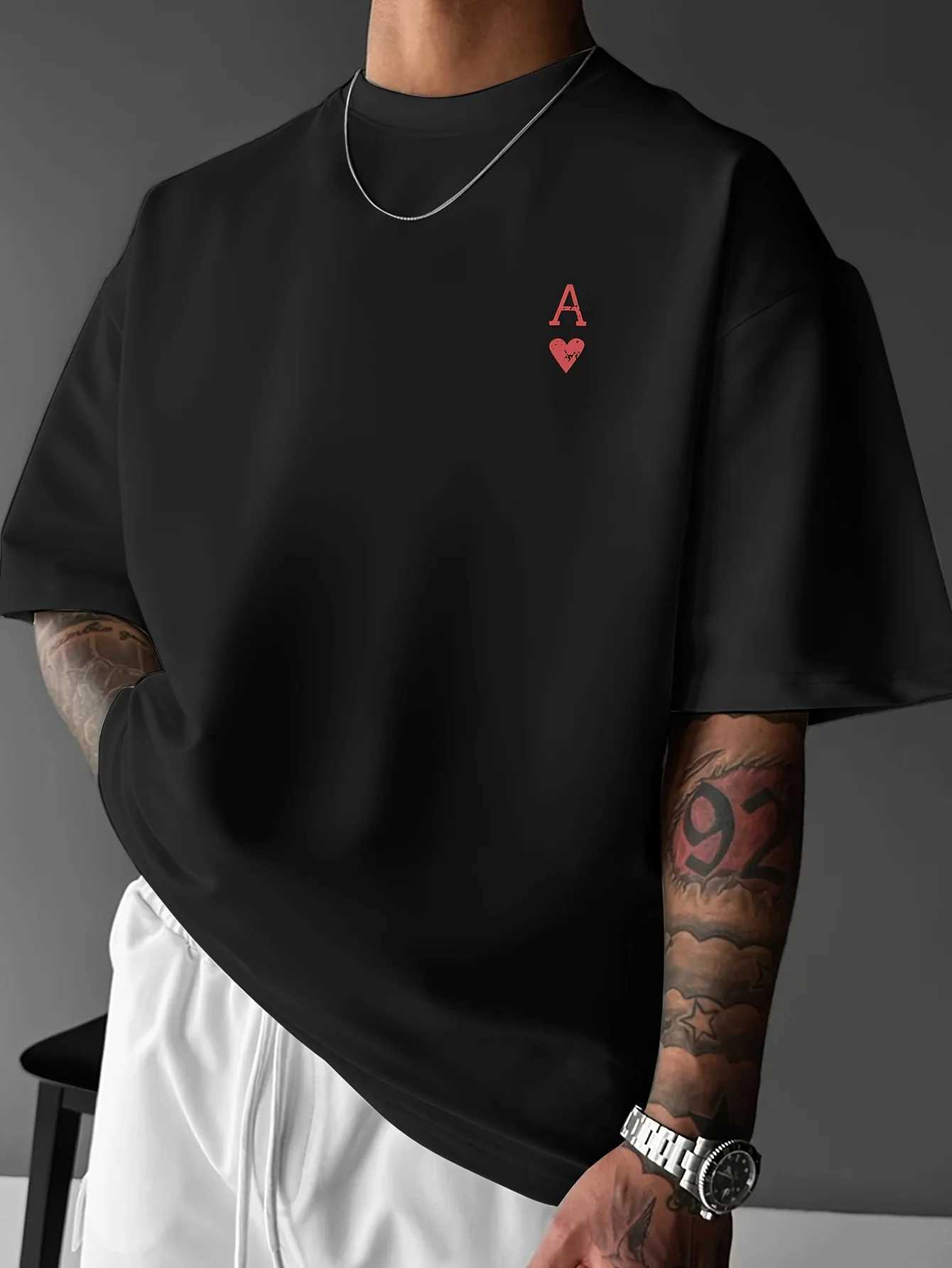 Mens Summer T-shirt Made of 100 Pure Cotton with A Street Style Suitable for Outdoor Sports and Casual Wear Fashionable Trend M260317