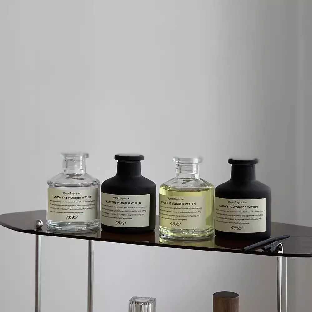 Aromatherapy Essential Oil Flameless Home Fragrance Oil with Reed Diffuser Sticks Home Room Air Freshener Decor Gardenia 50ml D260317