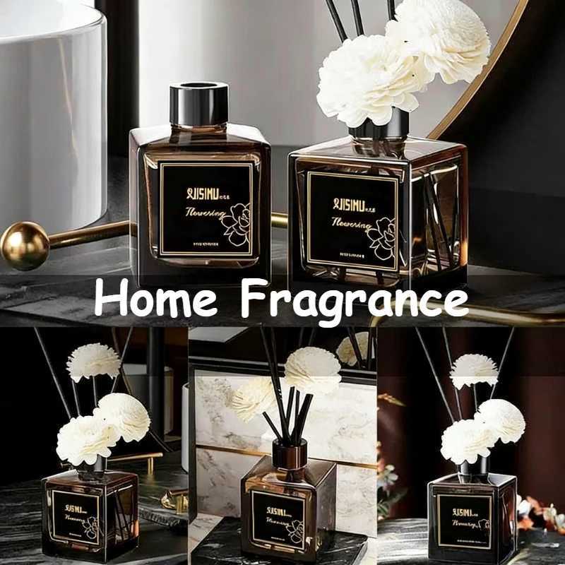 3 Bottles 50ML Aroma Diffuser Set with Rattan Sticks Fragrance Refill No Flame Scented Gift Purifying Air Home Fragrance Product D260317