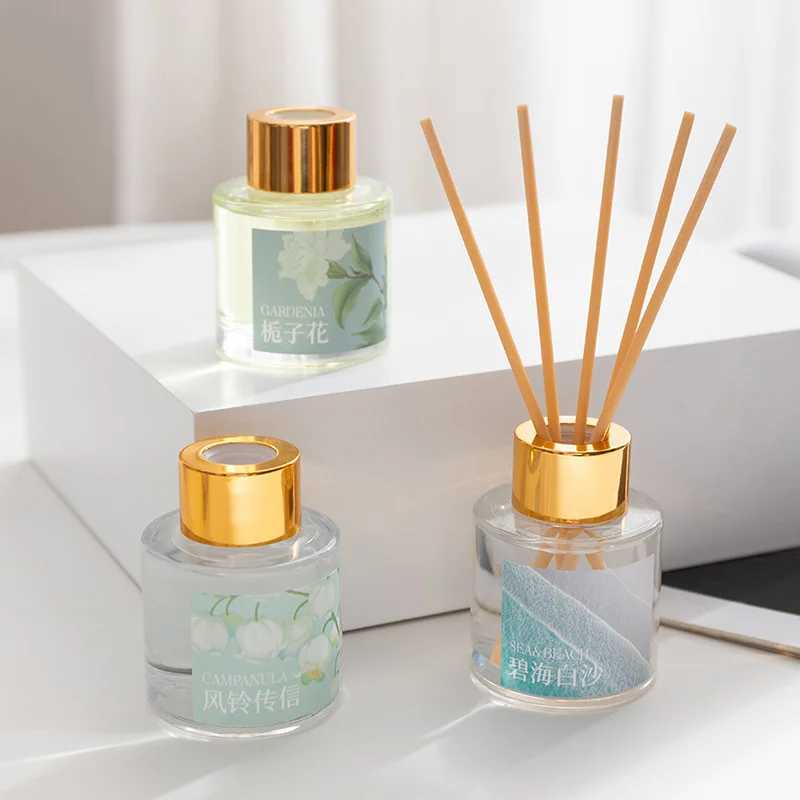 50ml Flameless Reed Diffuser Oil 6 Scents Aromatherapy Essential Oil for Home Fragrance/Air Freshener Home Decoration Flower D260317