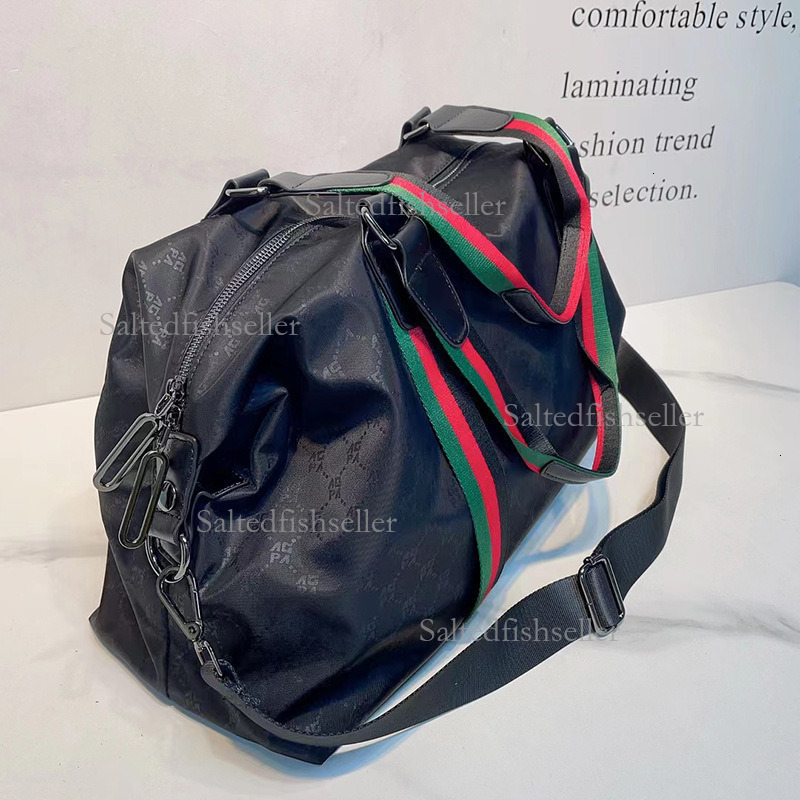 2026 Luxury Leisure Men's And Women's Travel Bag Fashion Waterproof Oxford Cloth Printed Single Shoulder Crossbody Bag Simple Large Capacity