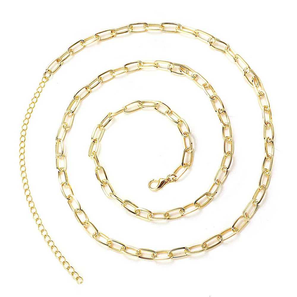 MinaMaMa Stainless Steel Paperclip Chain Waist Chain For Women Minimalist Beach Bikini Sexy Belly Chain Body Jewelry H260316 - view 3
