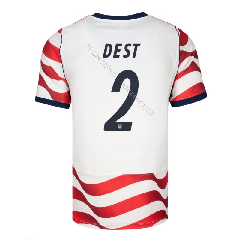 2026 USAs World CUP Soccer jerseys PULISIC MCKENNIE SMITH USWNT DEST REYNA BALOGUN Megan Lavelle Rapinoe Trinity ERTZ 26 27 Home Away Football Shirt M