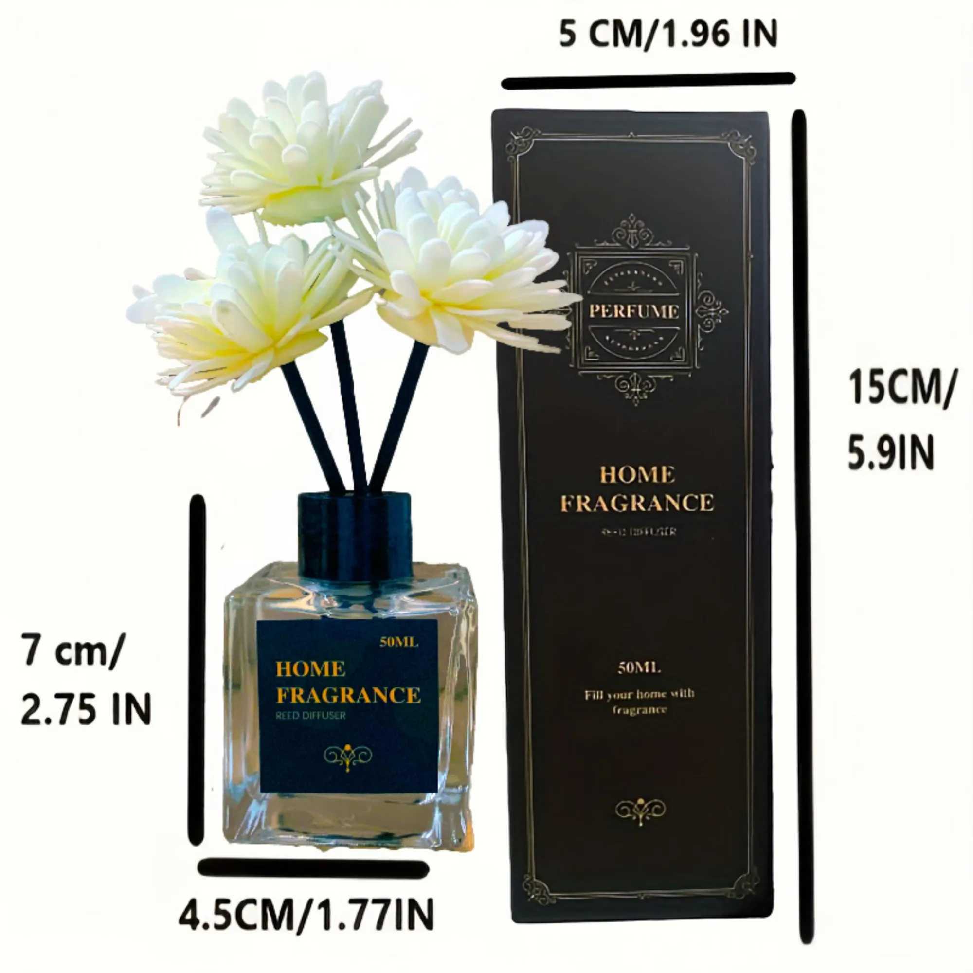 50ml Reed Diffuser Sets Fragrance Hilton Shangri-La Hotel Rattan Aromatherapy Air Freshener Home Fragrance Perfume Essential Oil D2603171