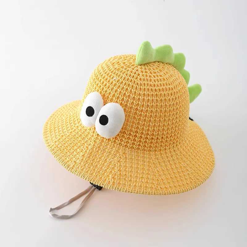 Childrens Sun Hat Summer Thin Style Boy and Girl Cartoon Bird Sun Protection Straw Hat Baby Travel Breathable Sun Hat H260317 - view 7