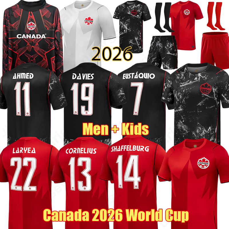 Canada 2026 GAKPO World Cup soccer jerseys BUCHANAN DAVIES DAVID 25 26 HUTCHINSON football shirt LARIN HOILETT CAVALLINI BUCHANAN mens Kids kit uniforms 216