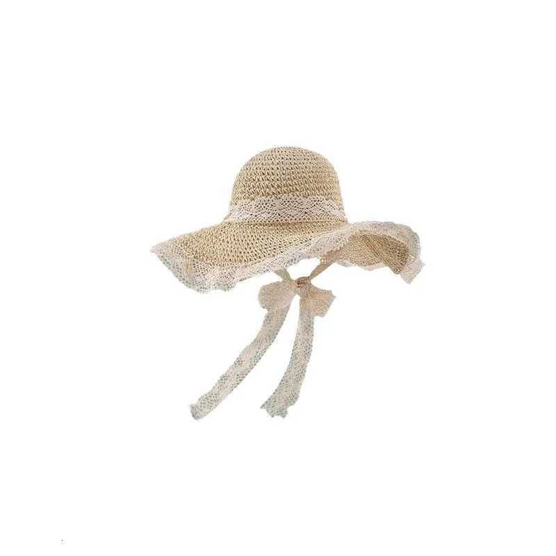 Women Sun Hat Wide Large Brim Beach Hats Womens Summer Straw Hat Foldable Sun Hat Chapeau Femme Beach UV Protection Cap H260317 - view 7
