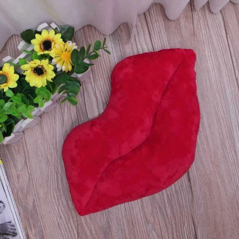 Big Red Lips Cushion Pillow Stuffed Plush Doll Car Seat Home Living Room Bedroom Decoration Valentines Day Gift Drop Ship D260317
