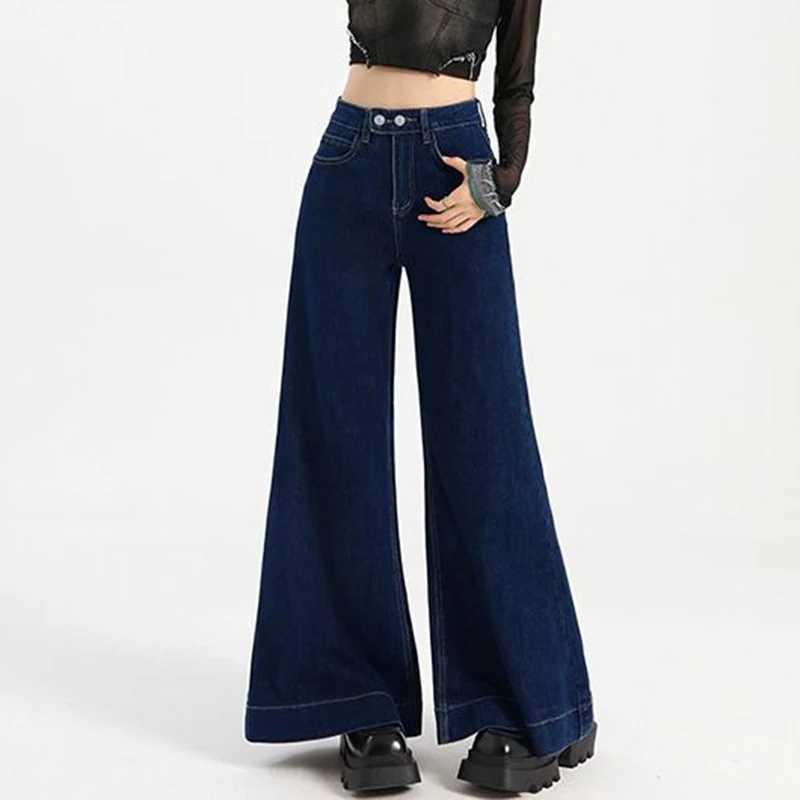 2026 Classic Retro Female Straight Leg Jeans Lady Chic High Waist Baggy Denim Pants Hot Sale s Fashion Casual Trousers M260317