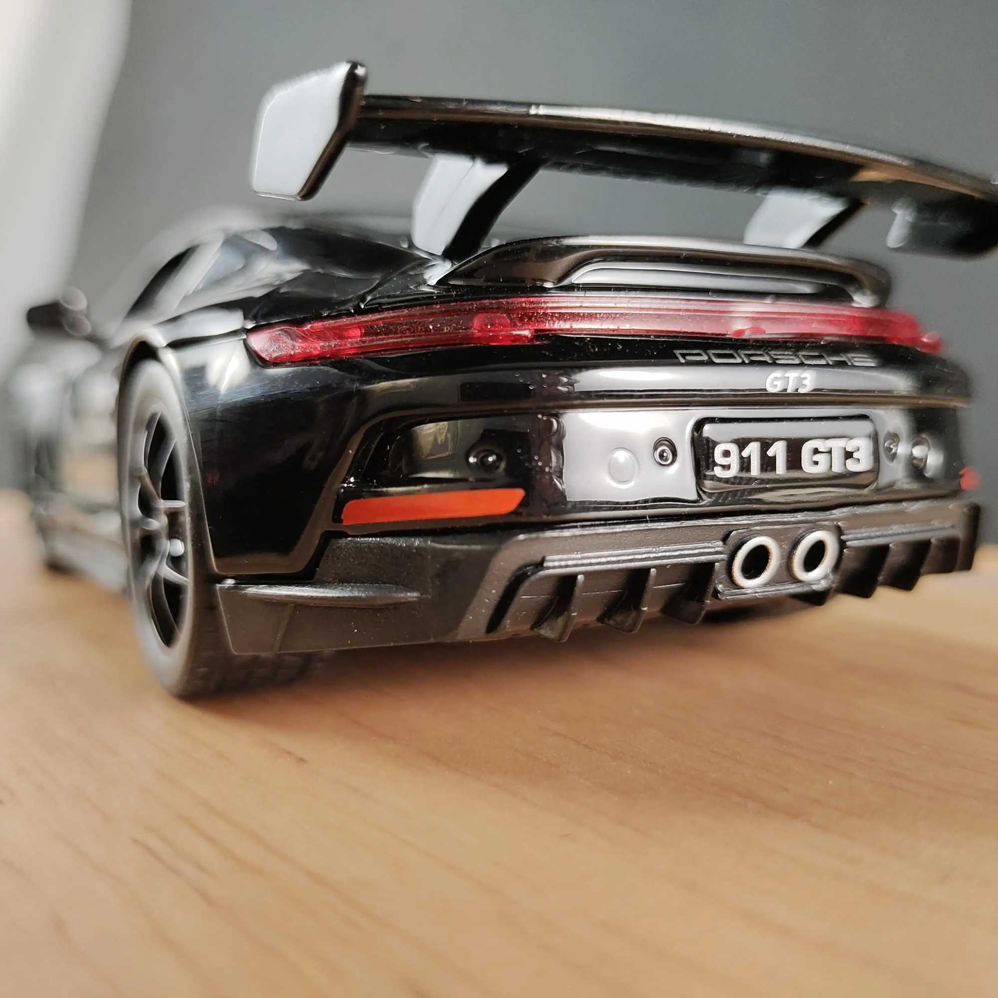 132 Porsche 911 GT3 RS Alloy Diecast Racing Car Model Childrens Toy Car Simulation Miniatures Sound And Light Toy Gift for Boy D260317