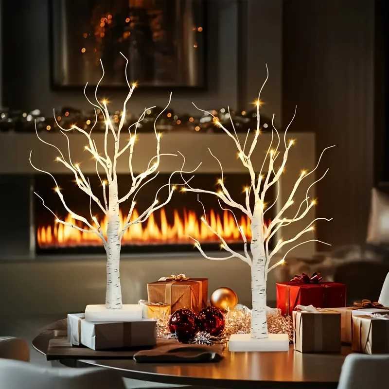 LED Birch Tree Lights Adjustable Twinkling Branches for Easter/Xmas/HalloweenUSB/3AA PoweredParty Bedroom Stage Indoor Decor H260316