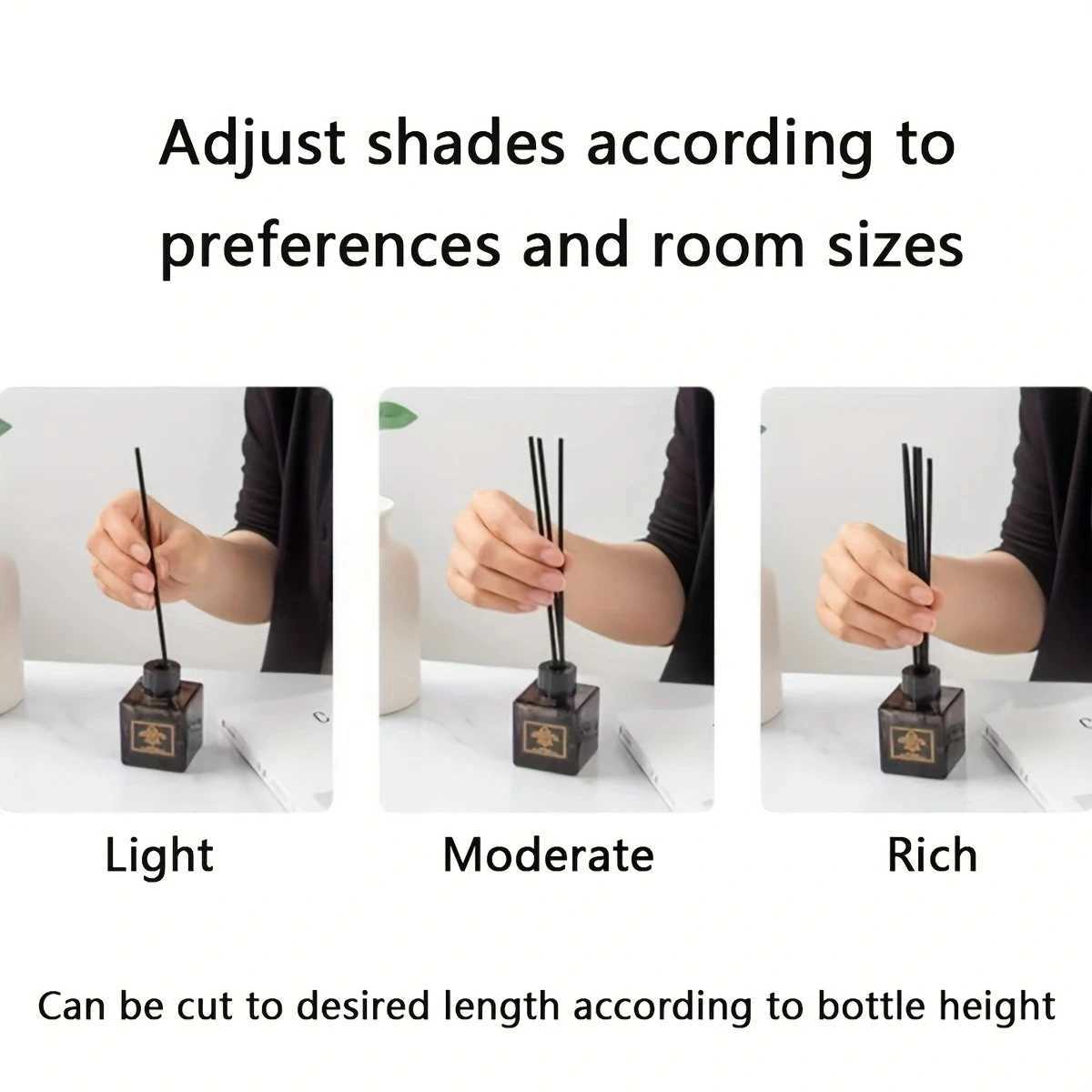 50pcs/100pcs/200pcs-scented toilet water volatile stick summer home decorated with simulated dried rattan volatile perfume stick D260317