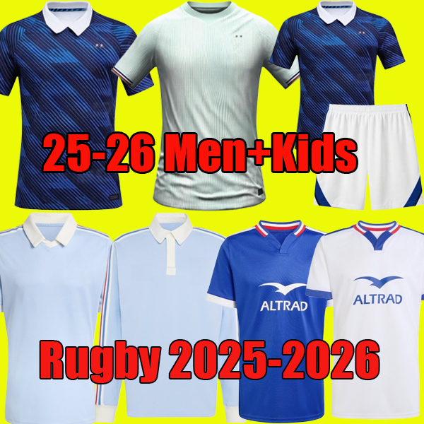 Maillot de foot MBAPPE 2026 World Cup French Soccer Jerseys OLISE 26 27 shirt EKITIKE SALIBA maillots de enfants MEN kids top kit France Rugby 120th Anniversary Jersey