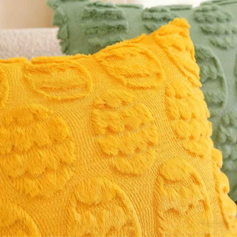 Decorative pillow cover Easter pillow cover Easter egg plush pattern bedside cushion Invisible Zipper D260317