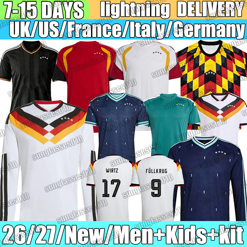 Germany jersey FULLKRUG #9 Woltemade #11 Adeyemi #14 Musiala #10 SANE #19 soccer jerseys Kimmich #6 HAVERTZ #7 Wirtz #17 PAVLOVIC #5 Goretzka #8 26 27 football shirt Men kids kit