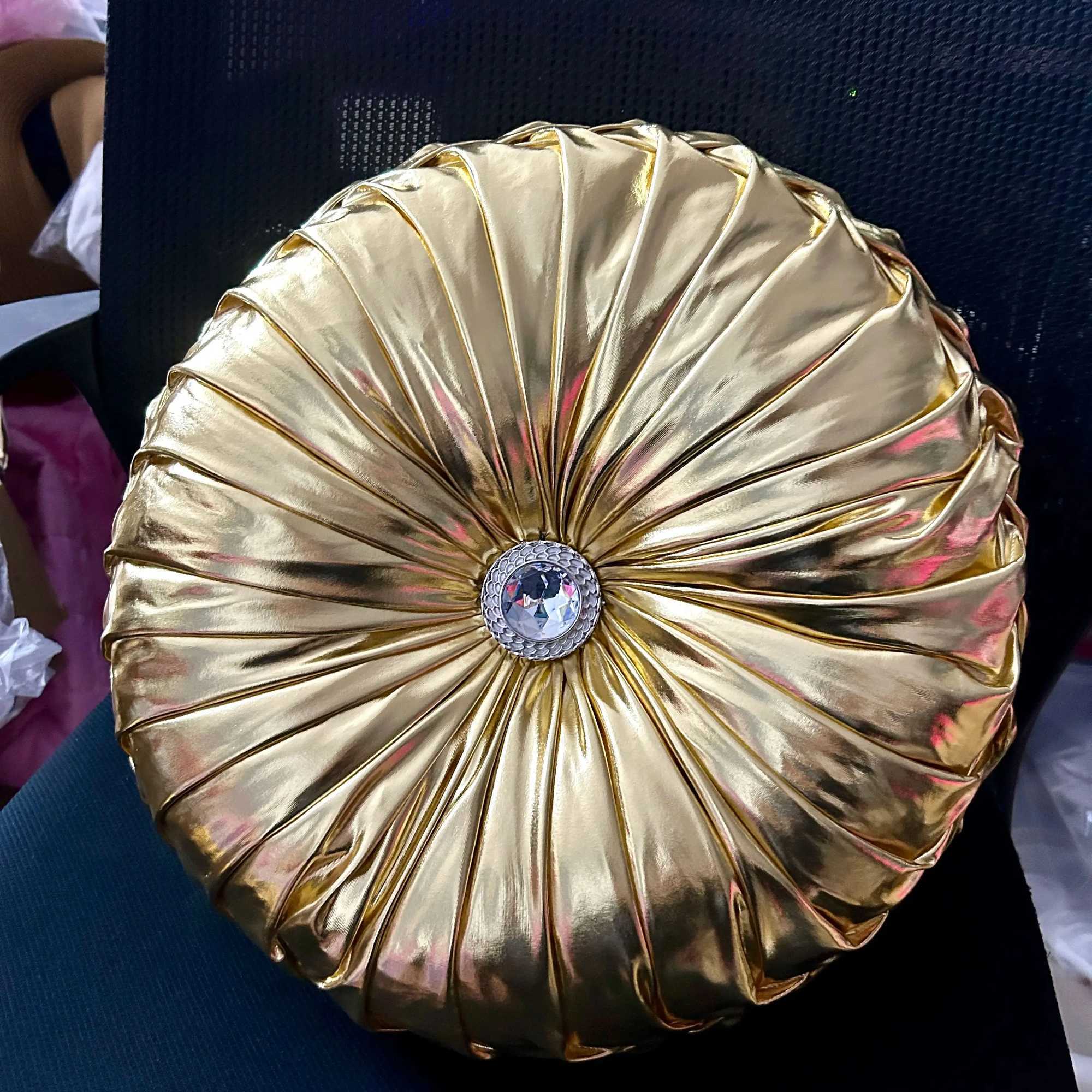 Metallic Style Sofa Pillow Bay Window Futon Seat Cushion Pumpkin Seat Cushion for Couch Floor D260317