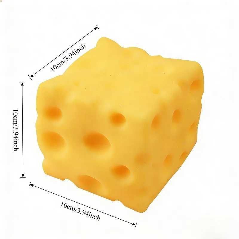 Giant Cheese Squeeze Toy Extra Large Size Cheese Squishy Fidget Toys Slow Rebound Shapeable Venting Ball for Adults Gifts H260324
